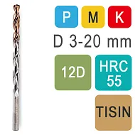 Сверла твердосплавные DR12D
