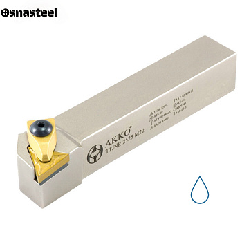TTJNR 2525 M22-H державка для наружного точения с подводом СОЖ AKKO
