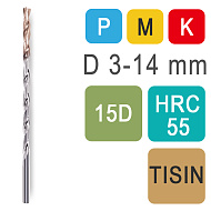 Сверла твердосплавные DR15D