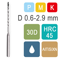 Сверла твердосплавные HDDC30 с подачей СОЖ