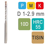 Сверла твердосплавные DR10D