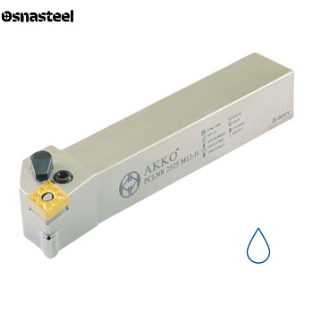 PCLNR 2020 K12-H державка для наружного точения с подводом СОЖ AKKO