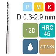 Сверла твердосплавные HDDC12 с подачей СОЖ