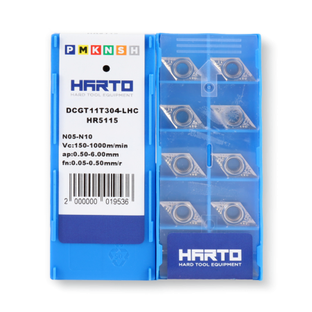 DCGT11T304-LHC HR5115 пластина твердосплавная HARTO 1