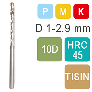 Сверла твердосплавные DR10D