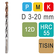 Сверла твердосплавные DR12D