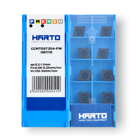 CCMT09T304-FW HR1110 пластина твердосплавная HARTO 1