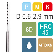 Сверла твердосплавные HDDC08 с подачей СОЖ