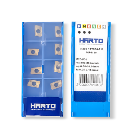 R390 11T308-PM HR4130 пластина твердосплавная HARTO...